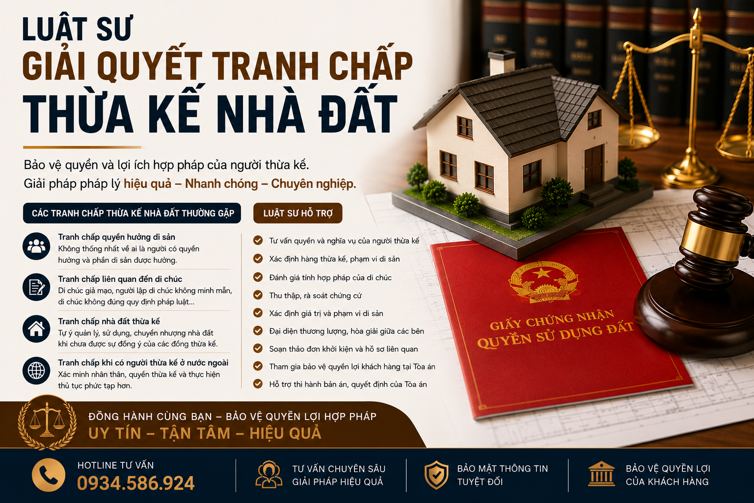 Luật sư giải quyết tranh chấp thừa kế nhà đất