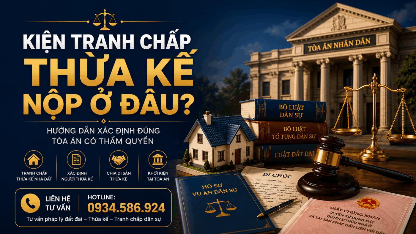 Kiện tranh chấp thừa kế nộp ở đâu?